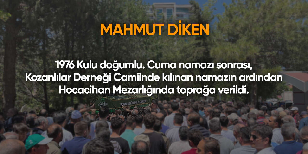 Konya'da bugün vefat edenler | 9 Ocak 2026 6